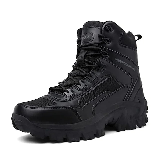 Men's Combat Boots Orthopedic Support Hiking Boots Waterproof Anti-Puncture Work Boots