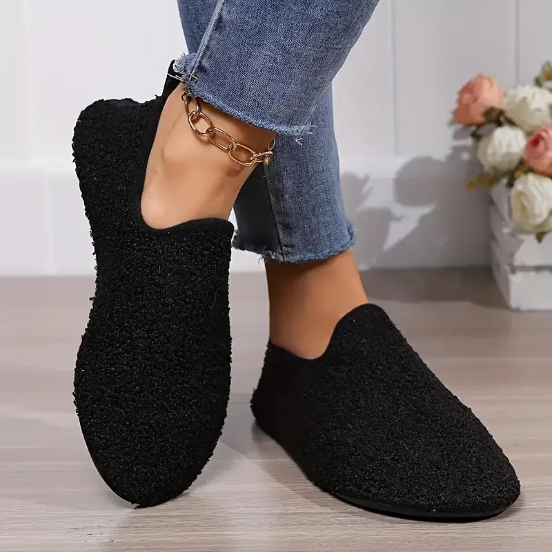 Cozy Winter Slip-On House Slippers