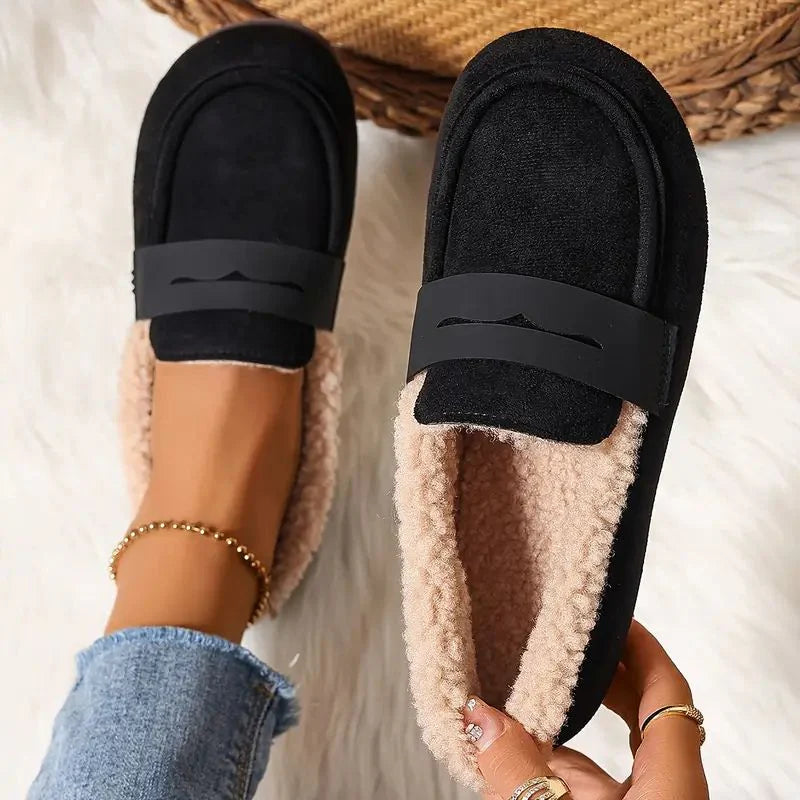 Women’s Plush-Lined Penny Strap Loafers