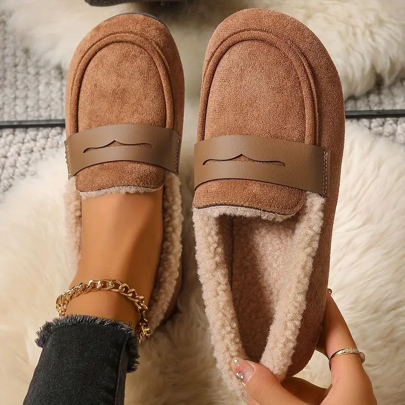 Women’s Plush-Lined Penny Strap Loafers