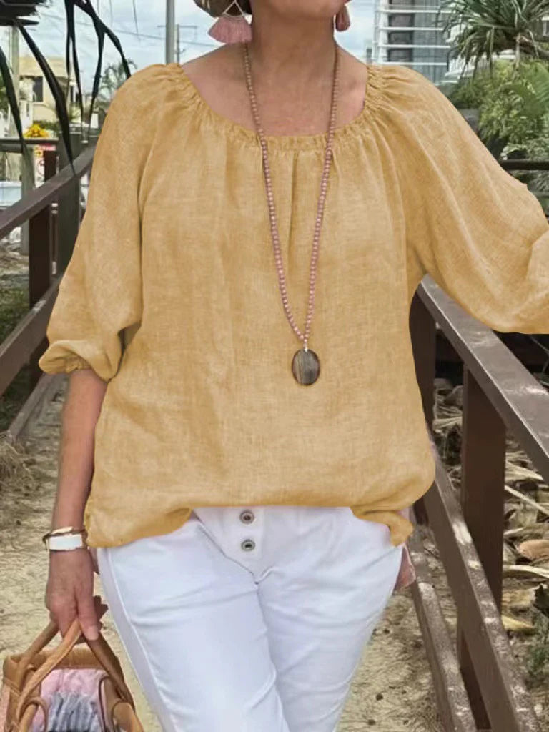 New Casual Tops in Cotton and Linen