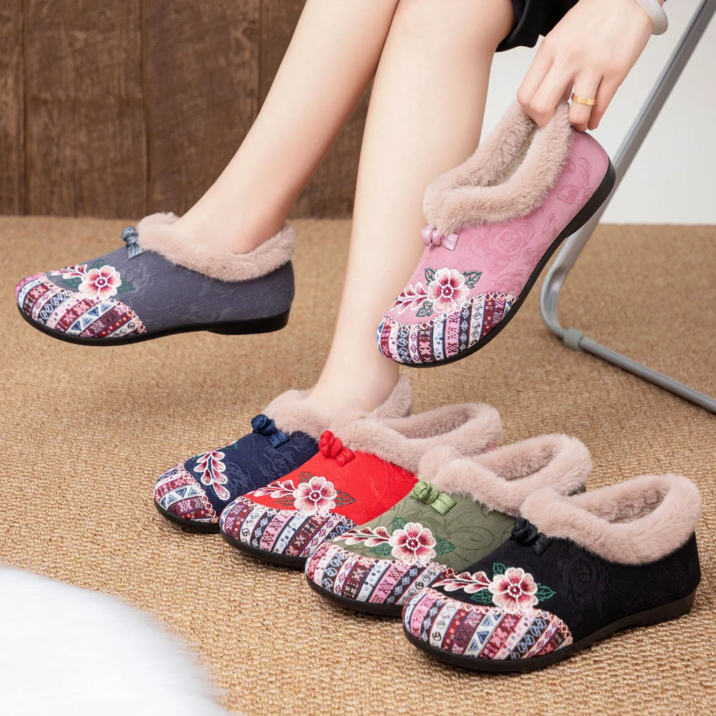 Women’s Floral Comfort Winter Shoes