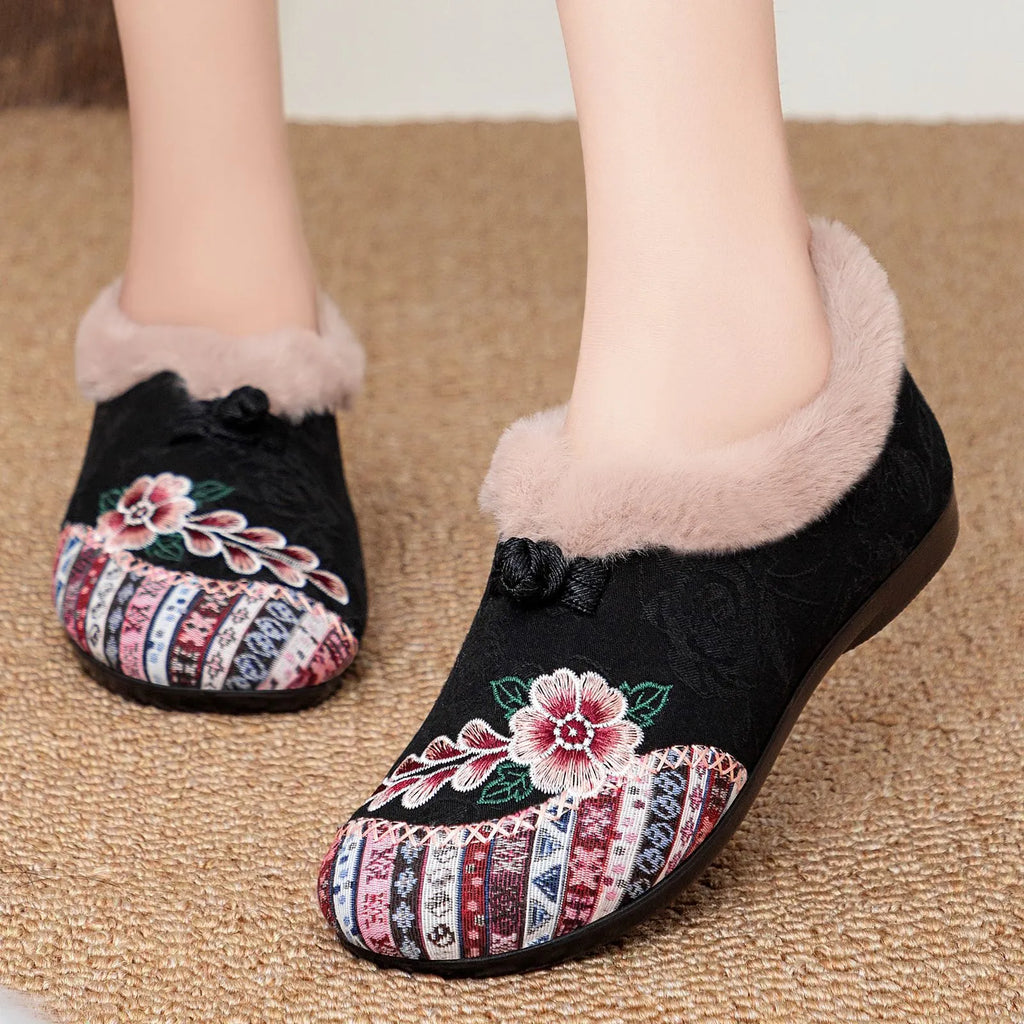 Women’s Floral Comfort Winter Shoes
