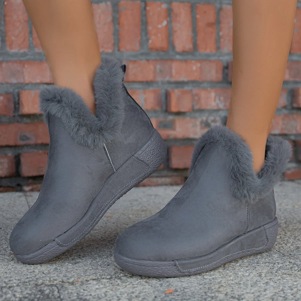 Women's Winter Slip-On Lining Boots