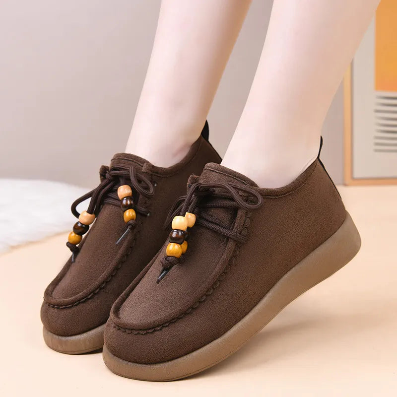 Women’s Cosy Fleece-Lined Slip-On Winter Shoes