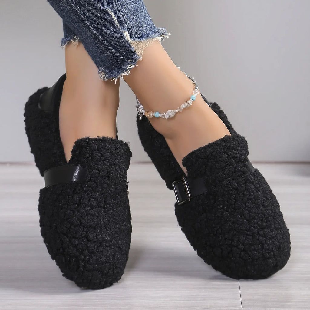 Women's thick warm non-slip cotton shoes