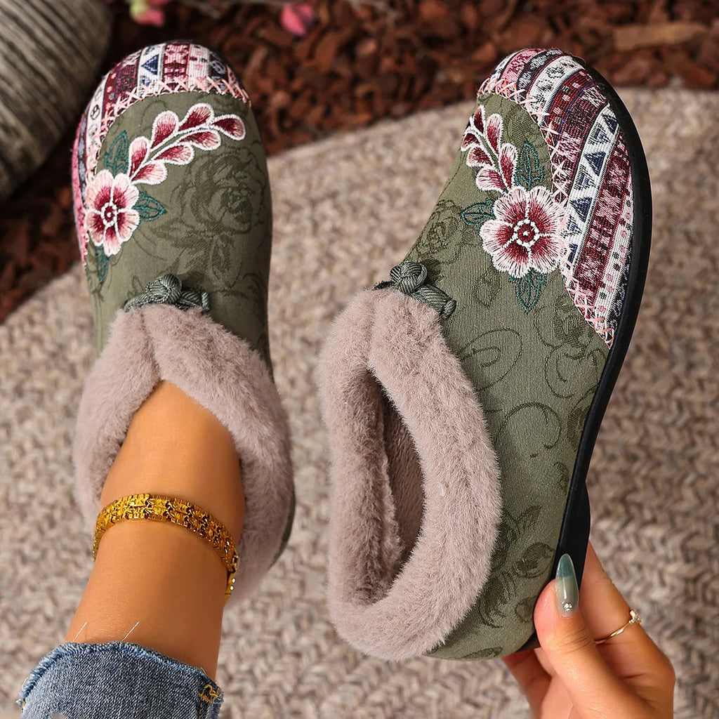 Women’s Floral Comfort Winter Shoes