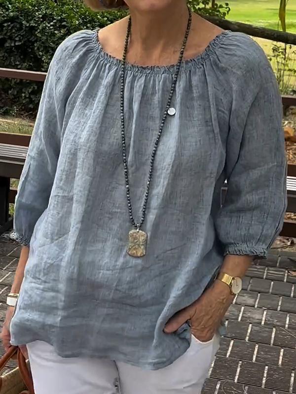 New Casual Tops in Cotton and Linen