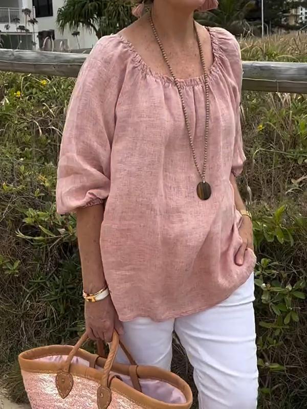 New Casual Tops in Cotton and Linen