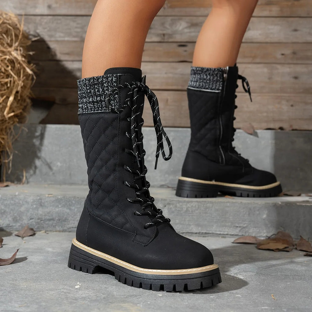 Women's Waterproof Cosy Faux Fur-Lined Winter Boots