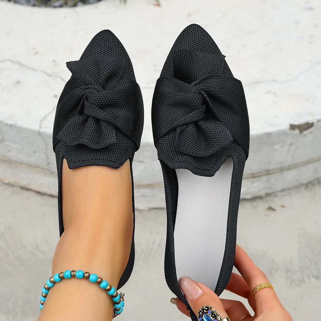 Orthopaedic Mesh Bow Slip-On Shoes