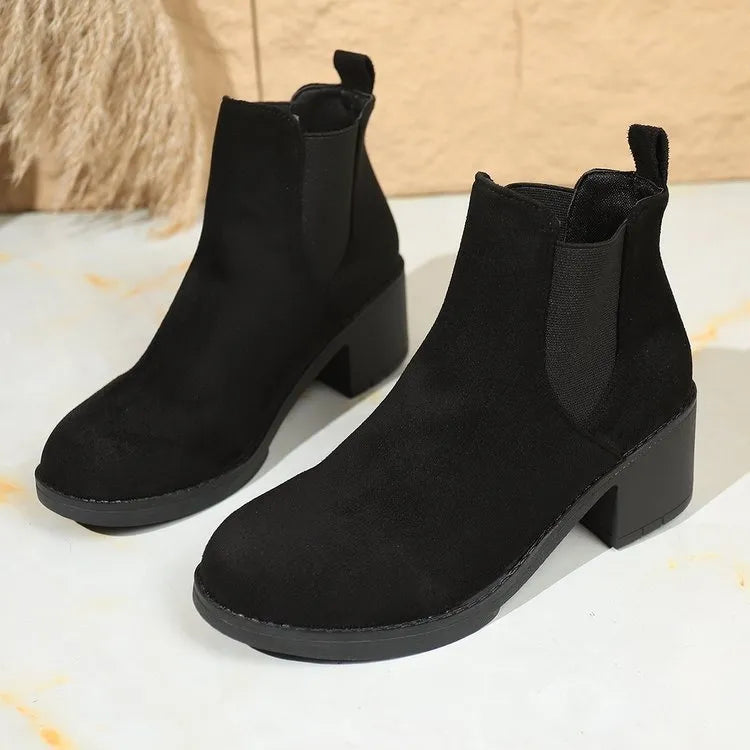 Women’s Orthotic Chelsea Block-Heel Ankle Boots