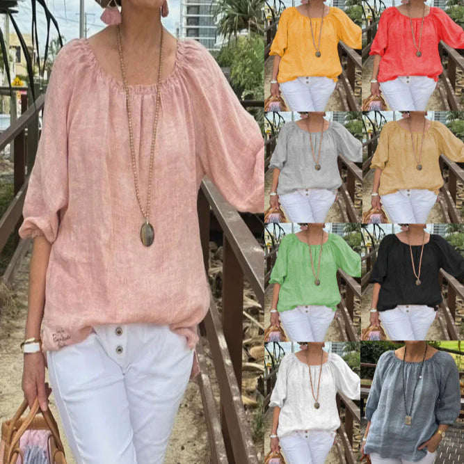 New Casual Tops in Cotton and Linen