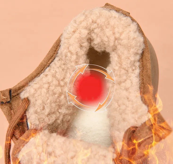 Women’s Cosy Fleece-Lined Slip-On Winter Shoes