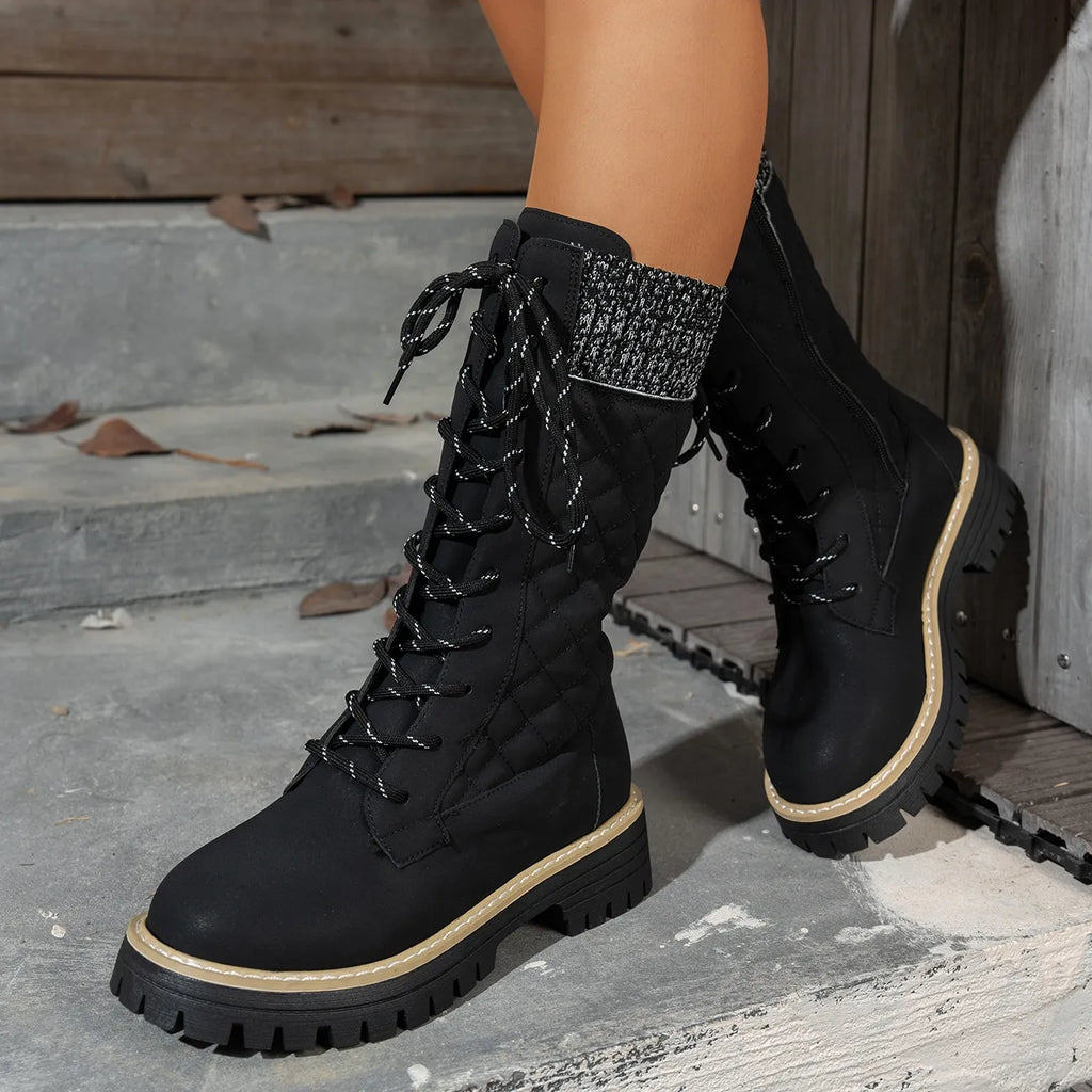 Women's Waterproof Cosy Faux Fur-Lined Winter Boots