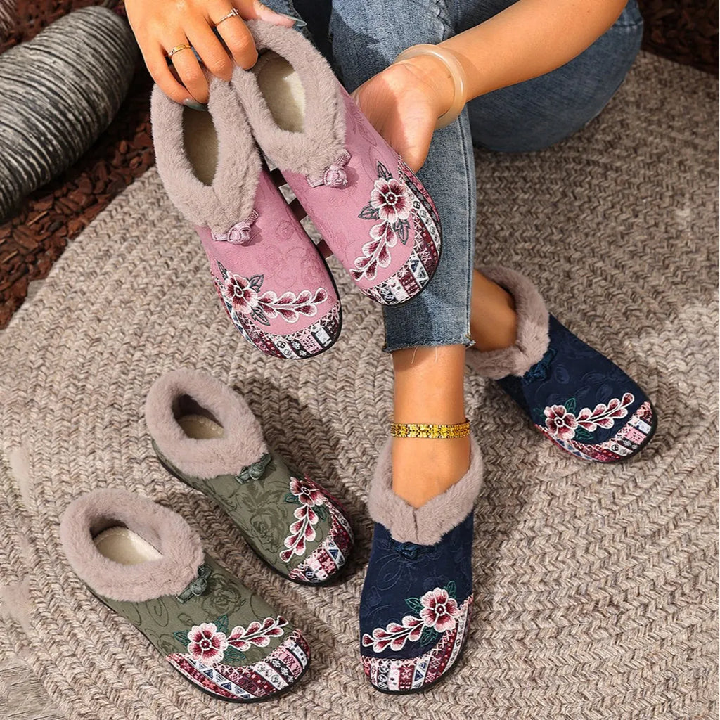 Women’s Floral Comfort Winter Shoes