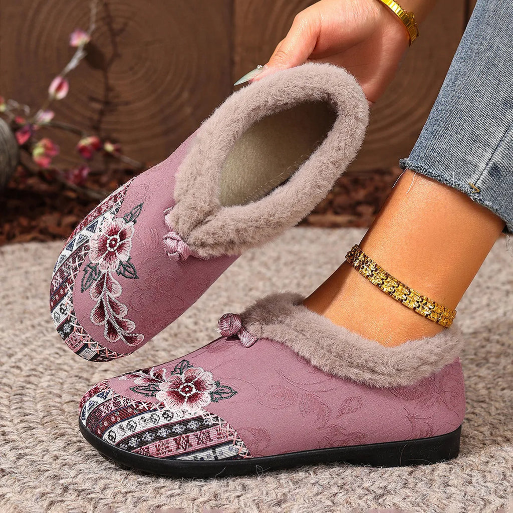 Women’s Cozy Fleece-Lined Non-Slip Winter Shoes