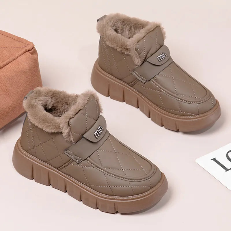 Women's Thickened Warm Waterproof Cotton Shoes