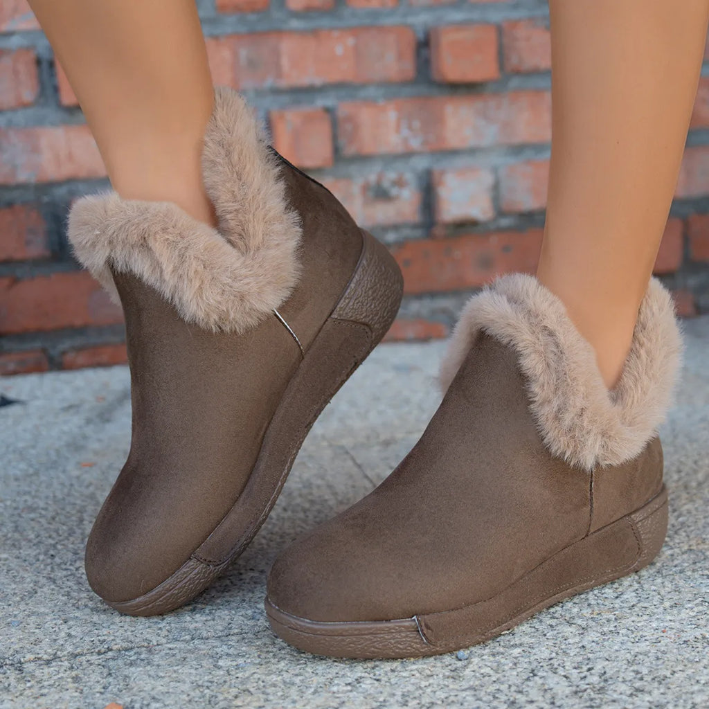 Women's Winter Slip-On Lining Boots
