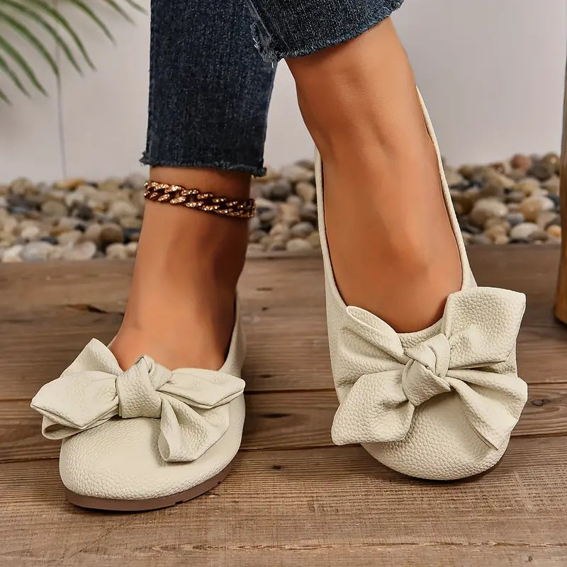 Bowknot Slip-On Flats