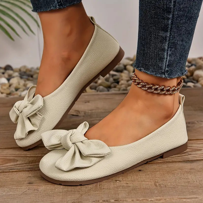 Bowknot Slip-On Flats