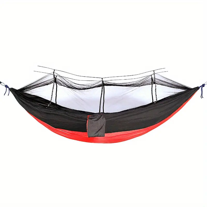 Anti-Rollover Hammock with Mosquito Net