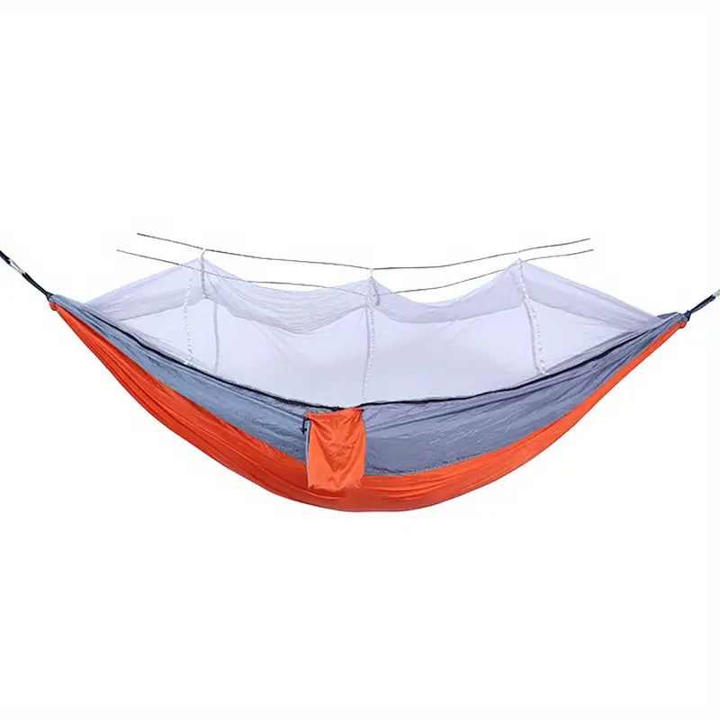 Anti-Rollover Hammock with Mosquito Net