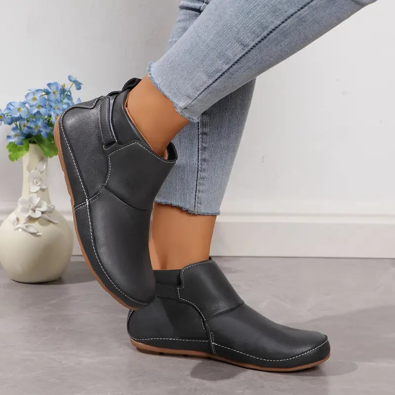 Women's Trendy Slip-On Platform Boots