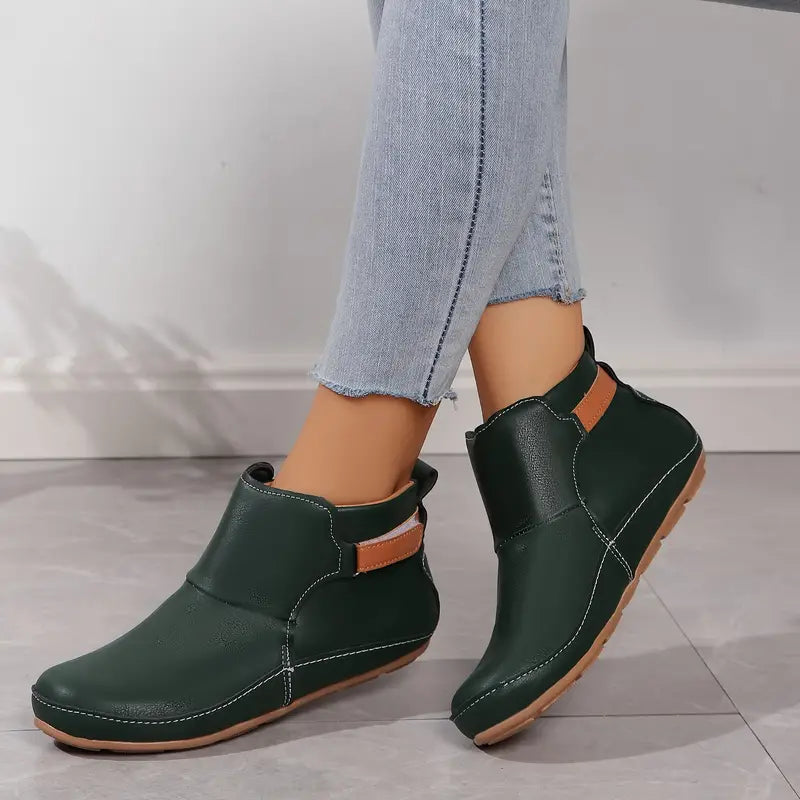 Women's Trendy Slip-On Platform Boots