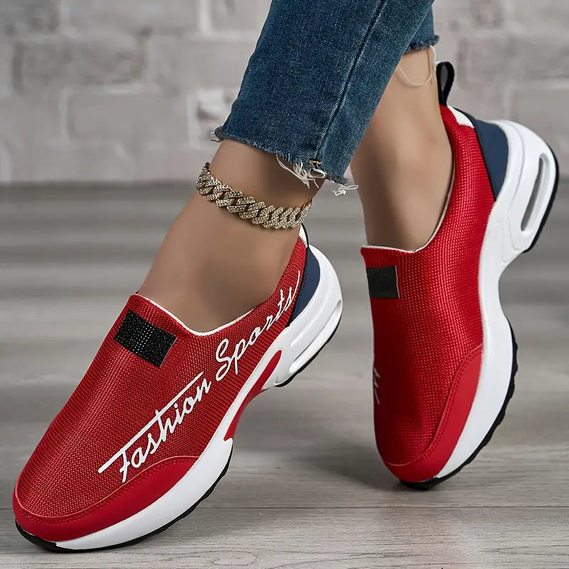 Women's Breathable Mesh Slip-On Sneakers