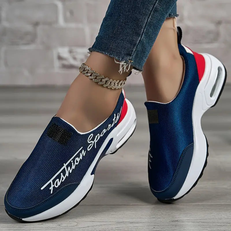 Women's Breathable Mesh Slip-On Sneakers