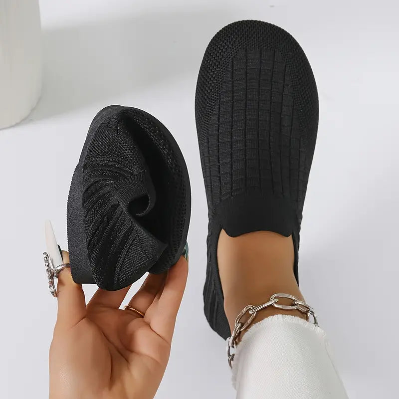 Women's Breathable Knit Flats