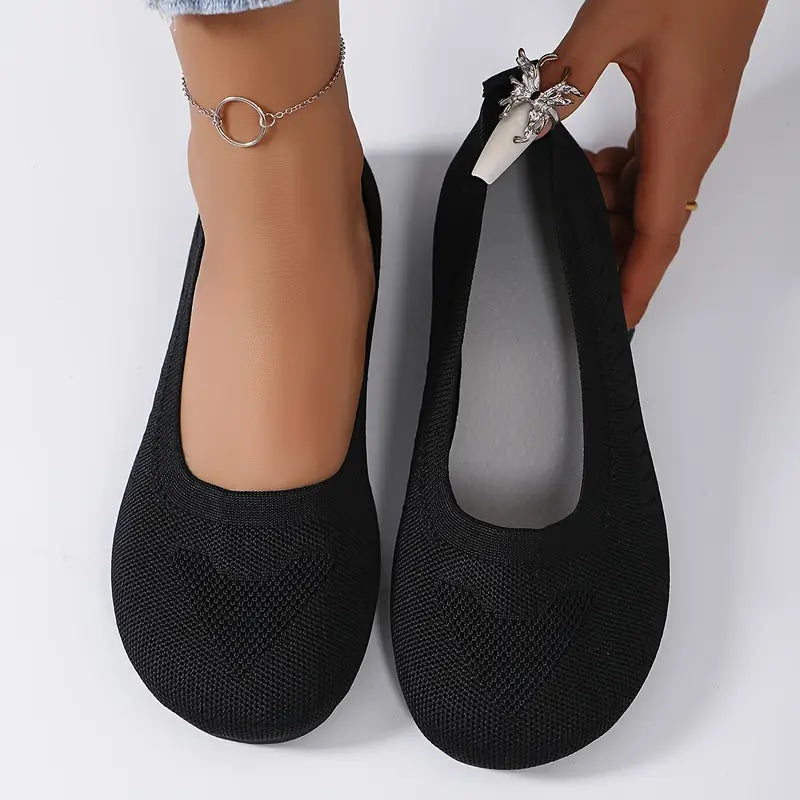 Women's Breathable Knit Flats