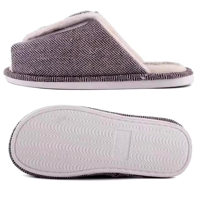 Unisex Faux Fur Lined Open Toe Slippers – Soft & Non-Slip