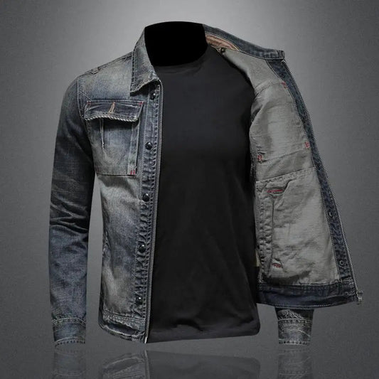 Men’s Classic Zip Denim Jacket