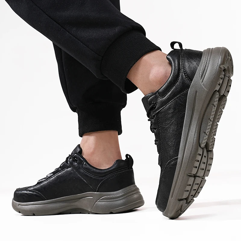 Men’s Waterproof Chunky Lace-Up Trainers