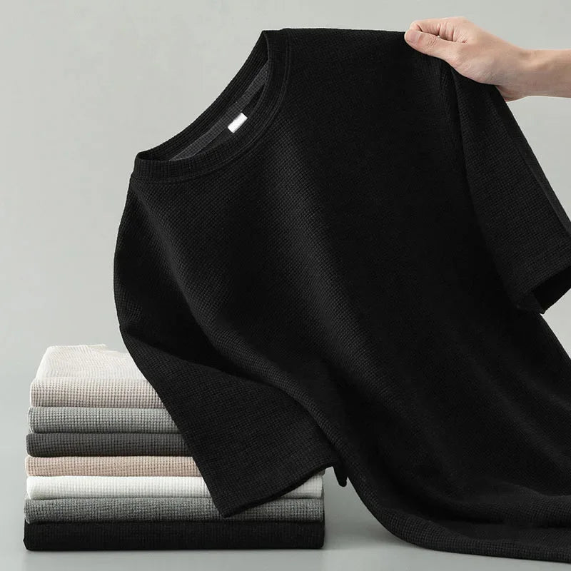 Brennan Waffle Knit Tee