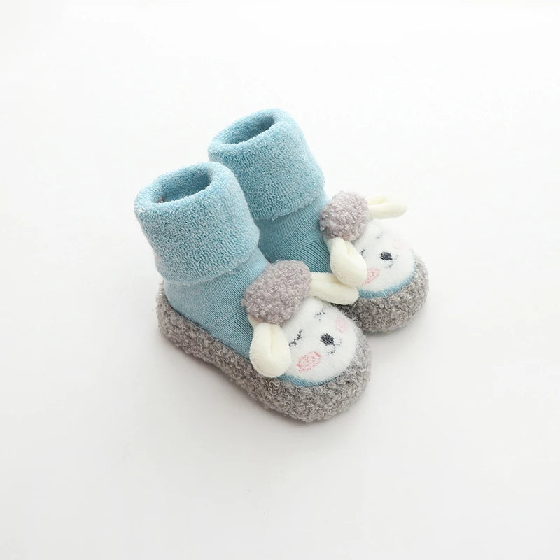 Baby Plush Cartoon Cotton Non-Slip Toddler Shoes