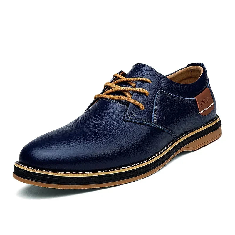 Men Oxfords Genuine Leather Dress Shoe