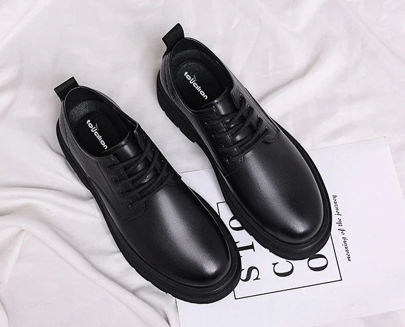 Men’s Classic Black Lace-Up Dress Shoes