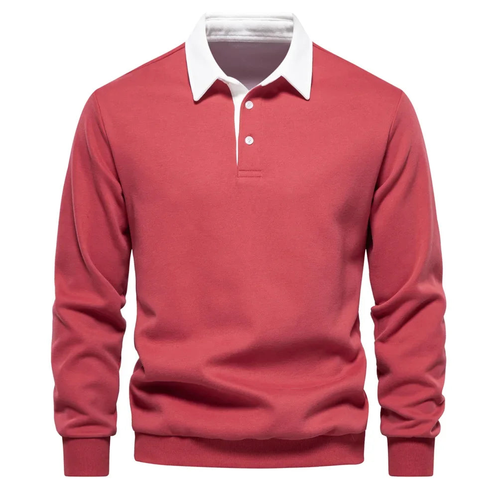Men’s Classic Cotton-Blend Everyday Polo Shirt