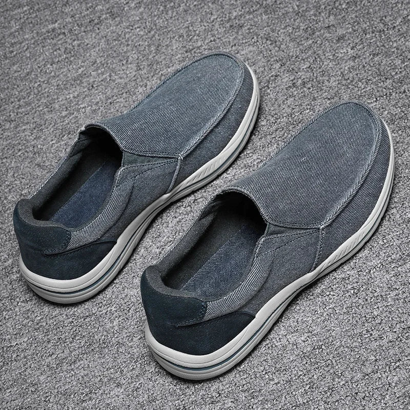 Men’s Lightweight Canvas Slip-On Comfort Shoes