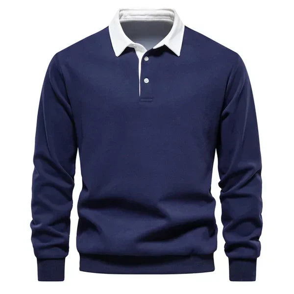 Men’s Classic Cotton-Blend Everyday Polo Shirt