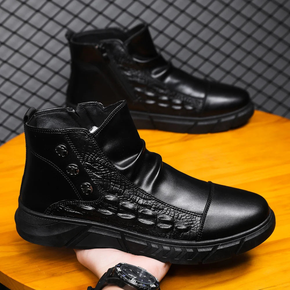 Men’s Orthopaedic Leather Boots