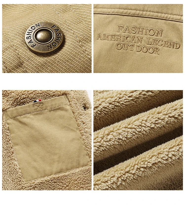 Casual Fleece Thermal Jacket For Men