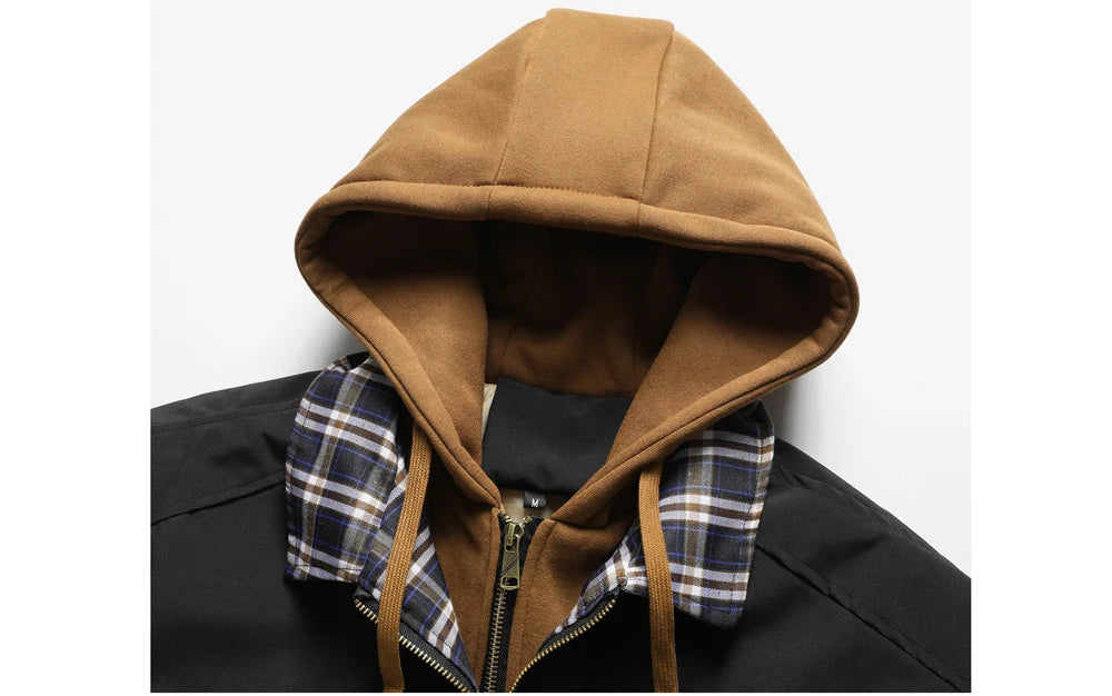 Men's Sylvain Hooded Air Force Jacket With Zipper