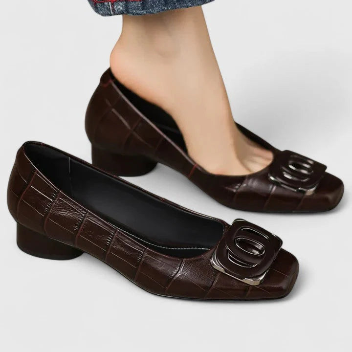 Women’s Croc-Effect Loafers