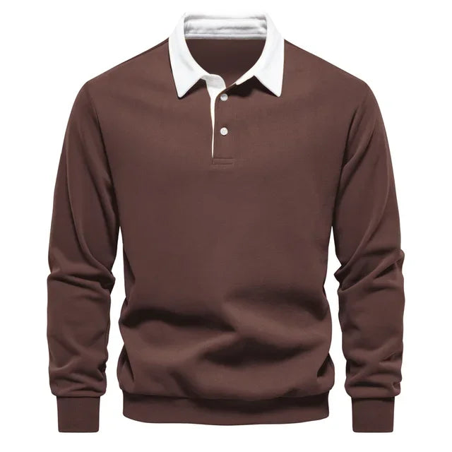 Men’s Classic Cotton-Blend Everyday Polo Shirt