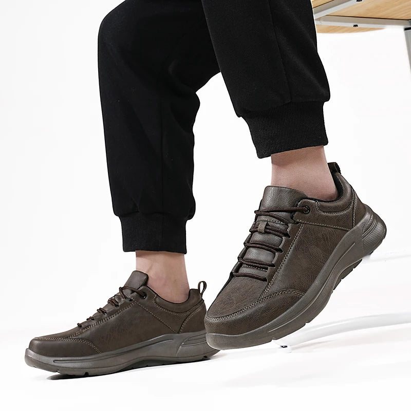 Men’s Waterproof Chunky Lace-Up Trainers
