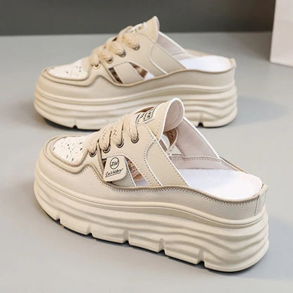 Women's sandals with a thick bottom